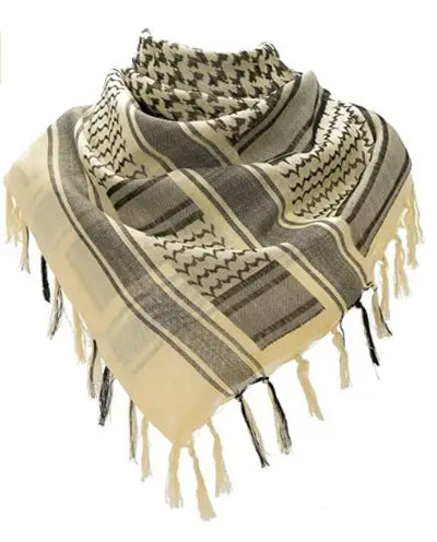 Shemagh Keffiyeh Shawl Neck Cover Airsoft CS Head Wrap Desert Scarve