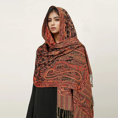 Bohemia Pashmina Hijab Scarf Long Muslim Cashmere Shawl