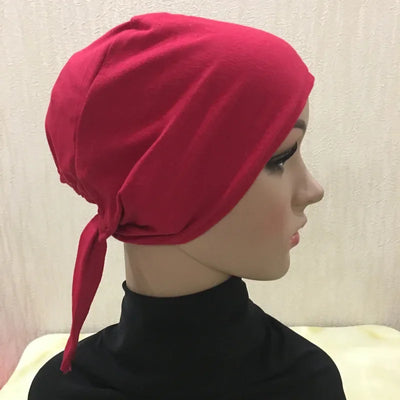 Full Cover Inner Muslim Cotton Hijab Cap Islamic Head Wear Hat Underscarf Bone Bonnet