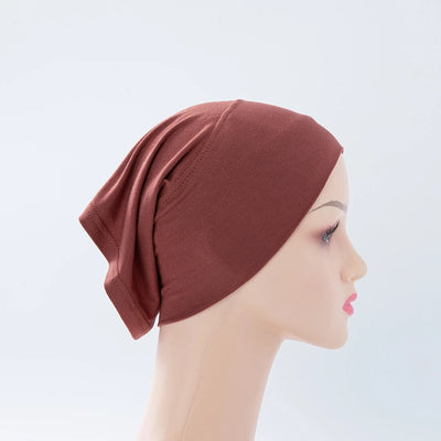 56 colors Fashion Women Inner Hijab Tube Muslim Cap Bonnet