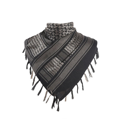 Shemagh Keffiyeh Shawl Neck Cover Airsoft CS Head Wrap Desert Scarve