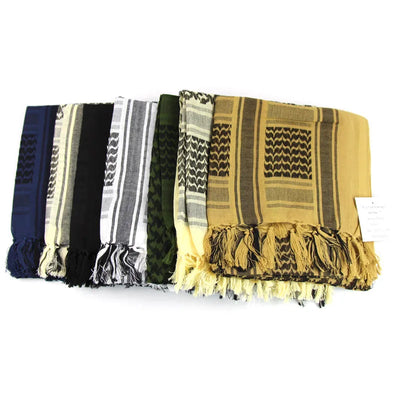 Men Women Tactical Keffiyeh Shemagh Arab Scarf Shawl Neck Cover