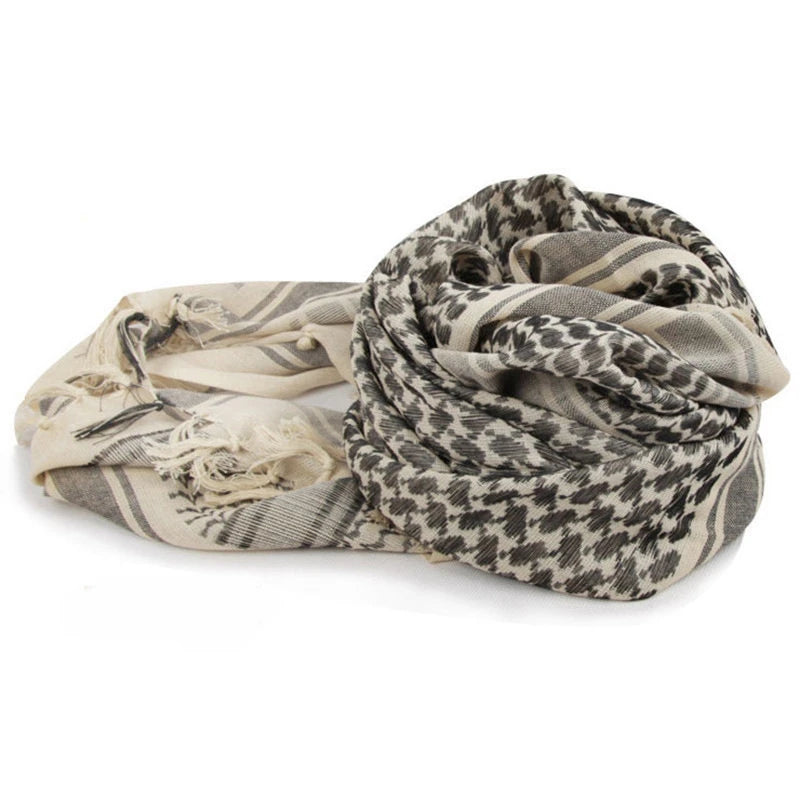 Tactical Keffiyeh Shemagh Arab Scarf Shawl Neck Cover Head