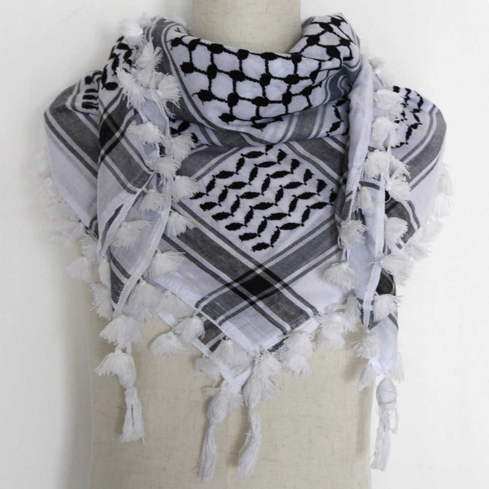 Tactical Scarf Hunting Shemagh Scarf  Outdoor Sports Cycling Camping Scarf Desert Keffiyeh Head