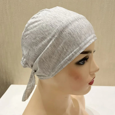 Full Cover Inner Muslim Cotton Hijab Cap Islamic Head Wear Hat Underscarf Bone Bonnet