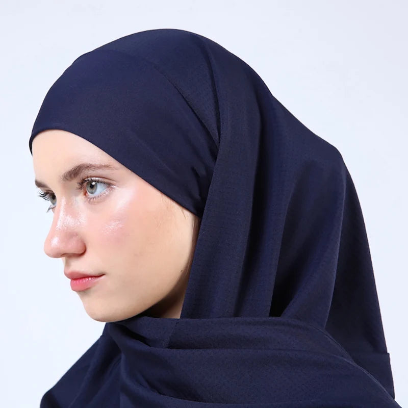 Sporty Muslim Instant Turban Muslim Headscarf Inner Hijabs Women