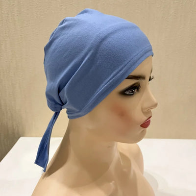 Full Cover Inner Muslim Cotton Hijab Cap Islamic Head Wear Hat Underscarf Bone Bonnet