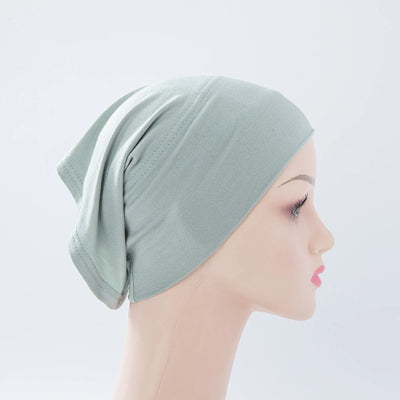 56 colors Fashion Women Inner Hijab Tube Muslim Cap Bonnet