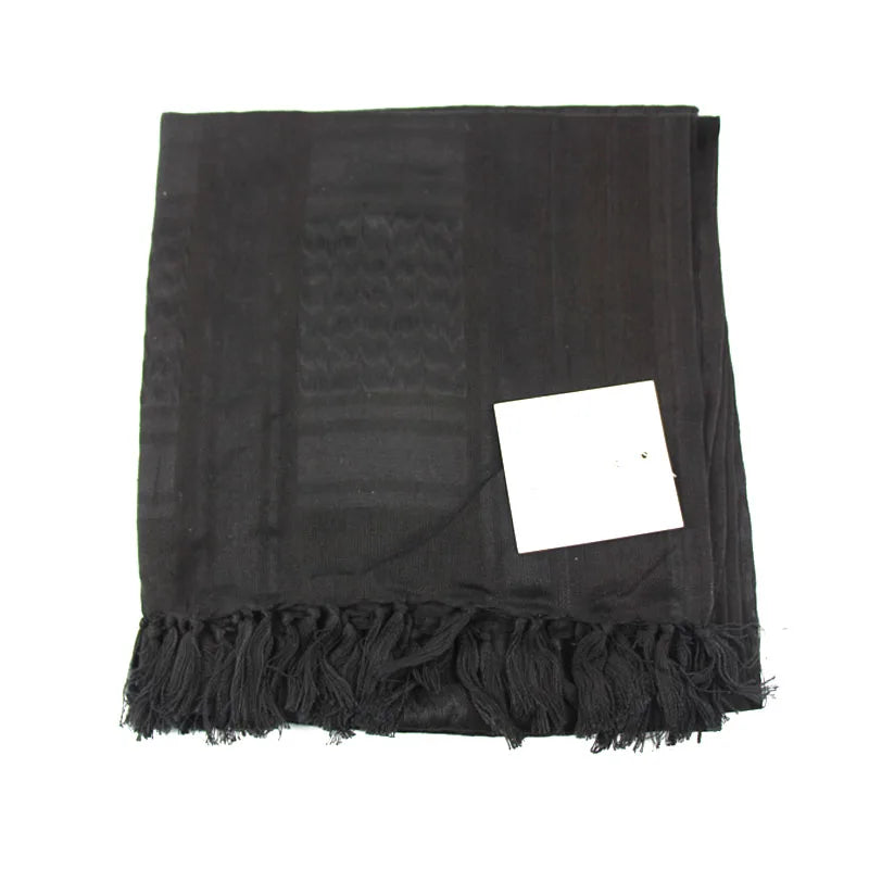 Men Women Tactical Keffiyeh Shemagh Arab Scarf Shawl Neck Cover