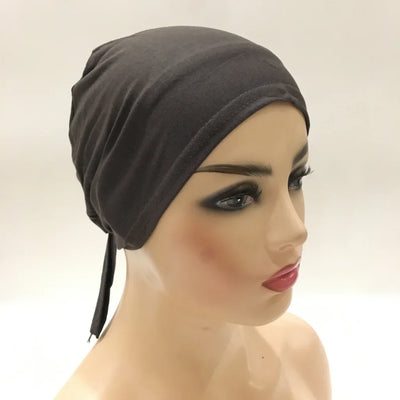 Full Cover Inner Muslim Cotton Hijab Cap Islamic Head Wear Hat Underscarf Bone Bonnet