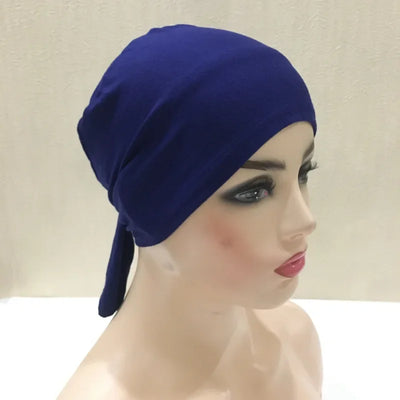 Full Cover Inner Muslim Cotton Hijab Cap Islamic Head Wear Hat Underscarf Bone Bonnet