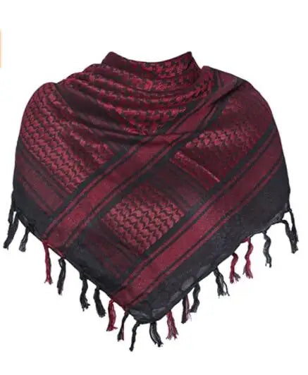 Shemagh Keffiyeh Shawl Neck Cover Airsoft CS Head Wrap Desert Scarve