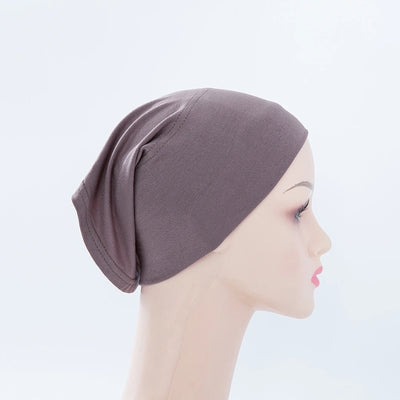 56 colors Fashion Women Inner Hijab Tube Muslim Cap Bonnet