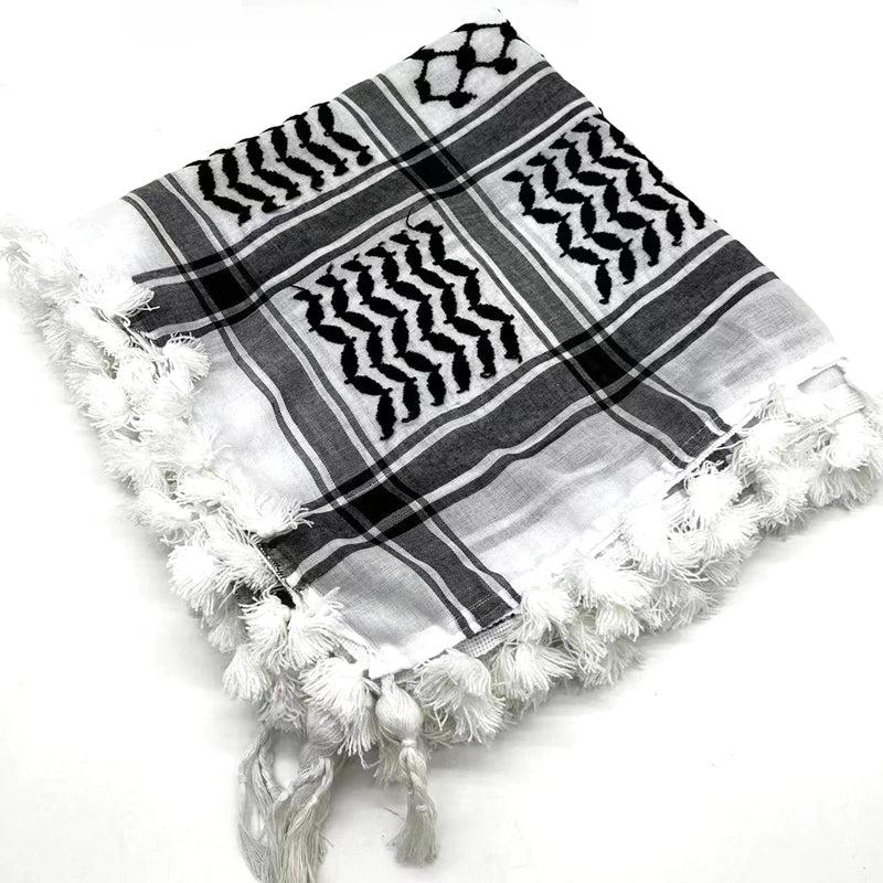 Tactical Scarf Hunting Shemagh Scarf  Outdoor Sports Cycling Camping Scarf Desert Keffiyeh Head