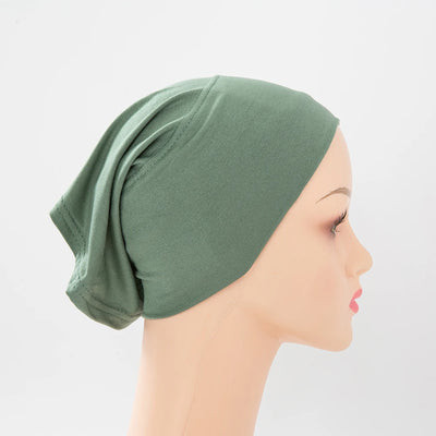 56 colors Fashion Women Inner Hijab Tube Muslim Cap Bonnet