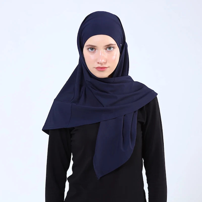 Sporty Muslim Instant Turban Muslim Headscarf Inner Hijabs Women