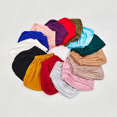 New Soft Modal Muslim Turban Hat Inner Hijab Caps Islamic Underscarf Bonnet