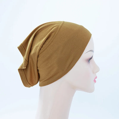 56 colors Fashion Women Inner Hijab Tube Muslim Cap Bonnet