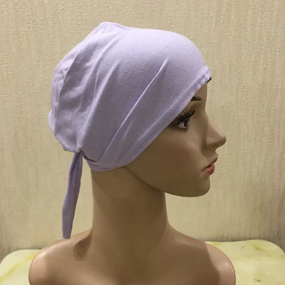 Full Cover Inner Muslim Cotton Hijab Cap Islamic Head Wear Hat Underscarf Bone Bonnet