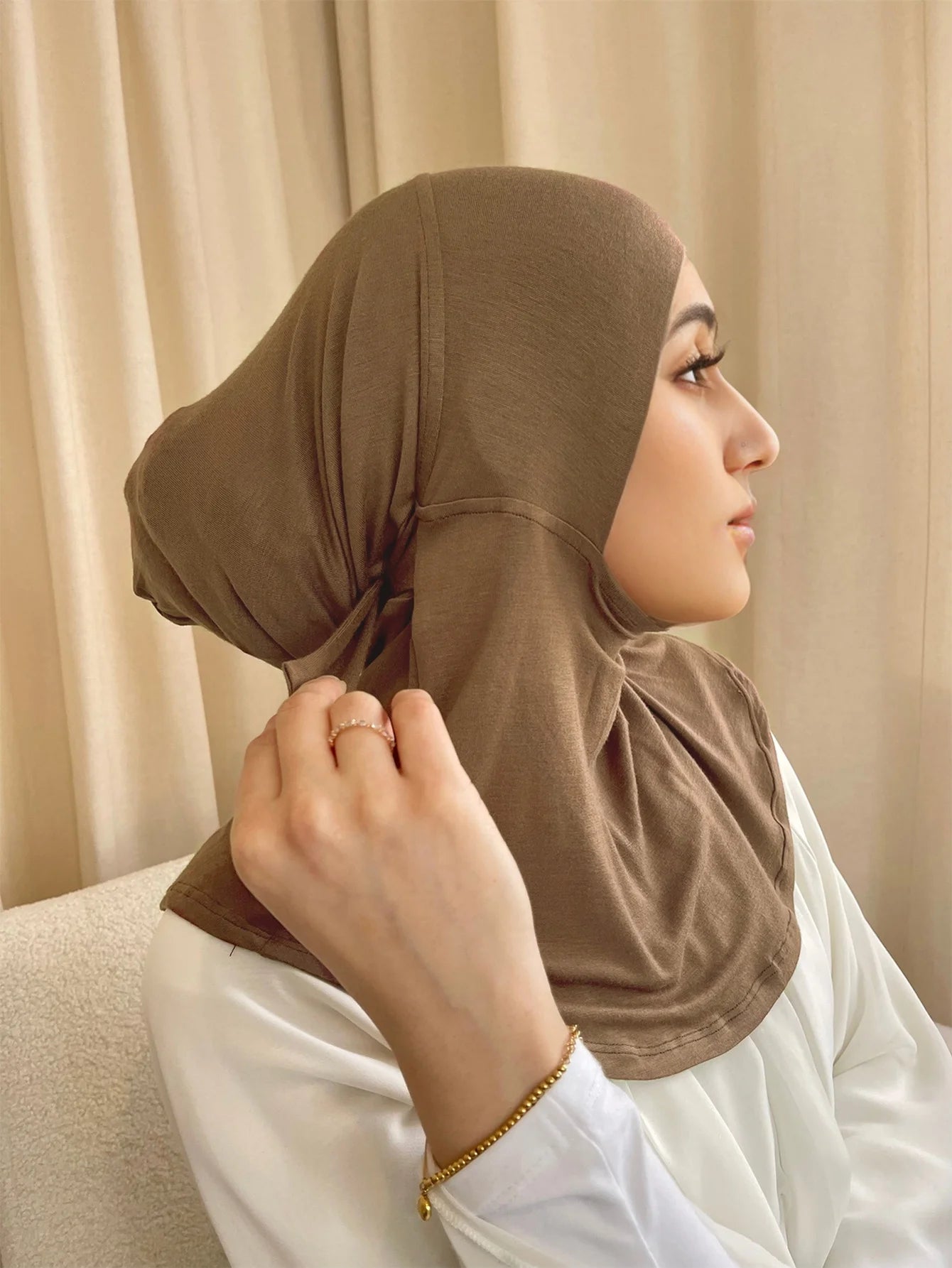 Wholesale Ready To Go wear Instant Hijab for Ladies Tie Back Premium Quality